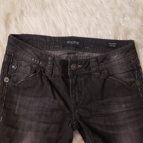 MEK Denim Jean's, black, size 27 boot cut - Picture 4 of 4